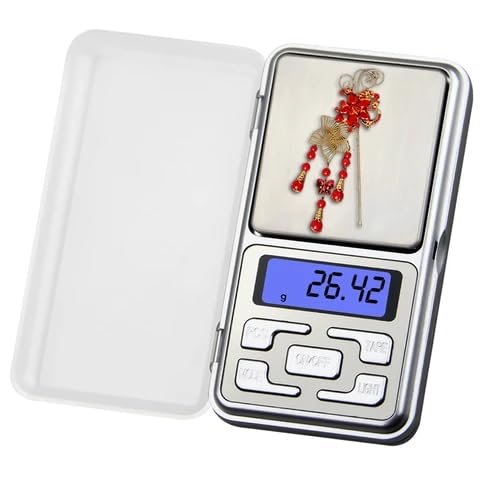 Mini Pocket Digital Weight Scale | Jewellery/Kitchen Small Weighing Machine| Tare Full Capacity, Operational Temp 10-30 Degree (200/0.01 g) | 6 Months Warranty| With 2 Batteries - Image 2