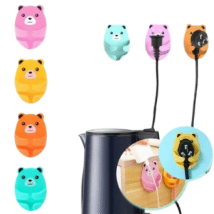 Card Holder ( Bear Shaped Plug Holder ) Pack of 4